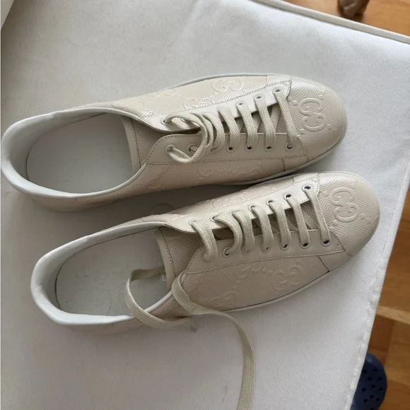 Gucci Cream Sole Sneakers